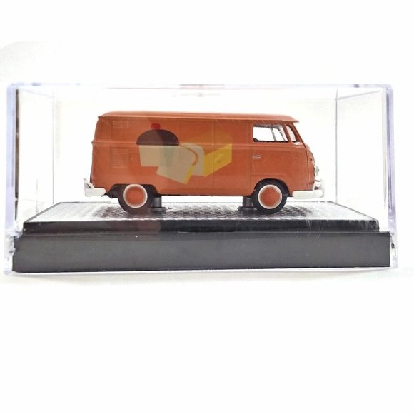 1960 WW Delivery Van USA Model Orange Volkswagen Collectible Cars Collection - Picture 4 of 7